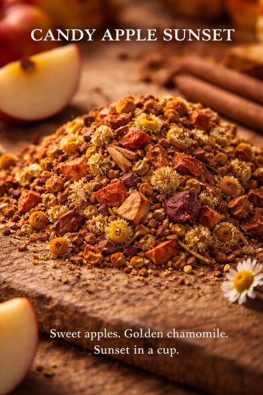 Candy Apple Sunset™
Chamomile Apple Cinnamon Herbal Tea