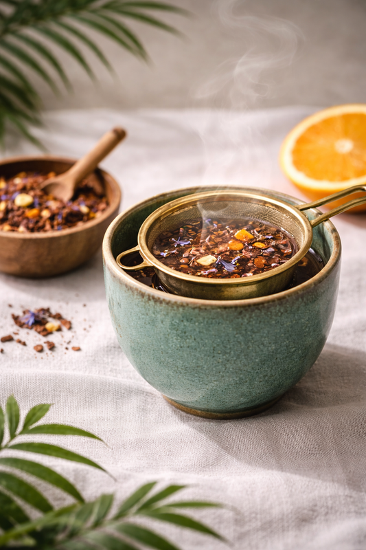 Sun-Drenched Citrus Rooibos Tea | Orange & Lemongrass Blend