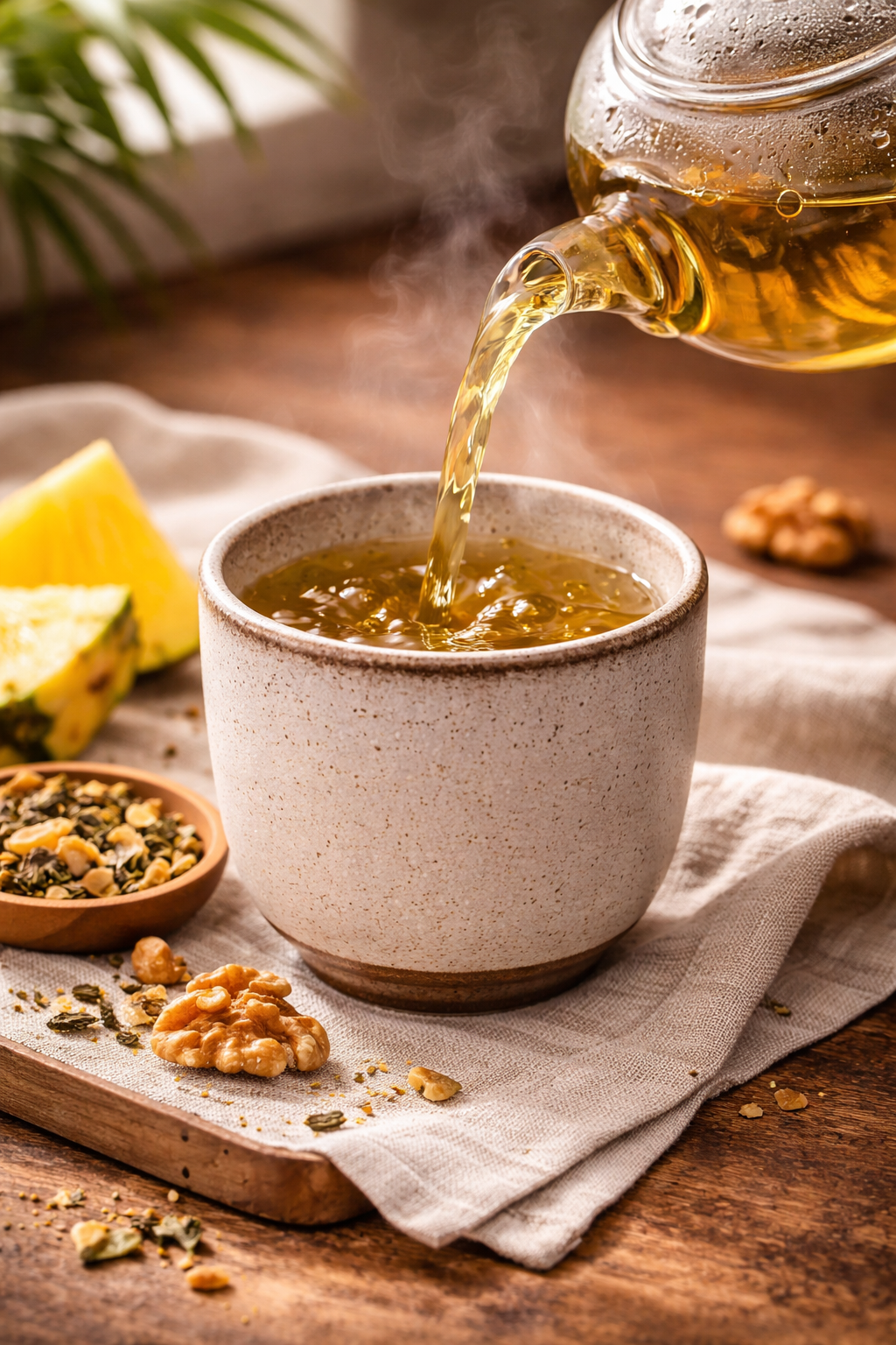 Pineapple Walnut Crème
